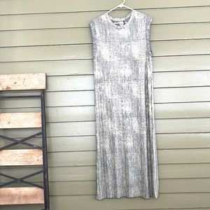 AKEMI + KIN Anthropologie Silver Dress L